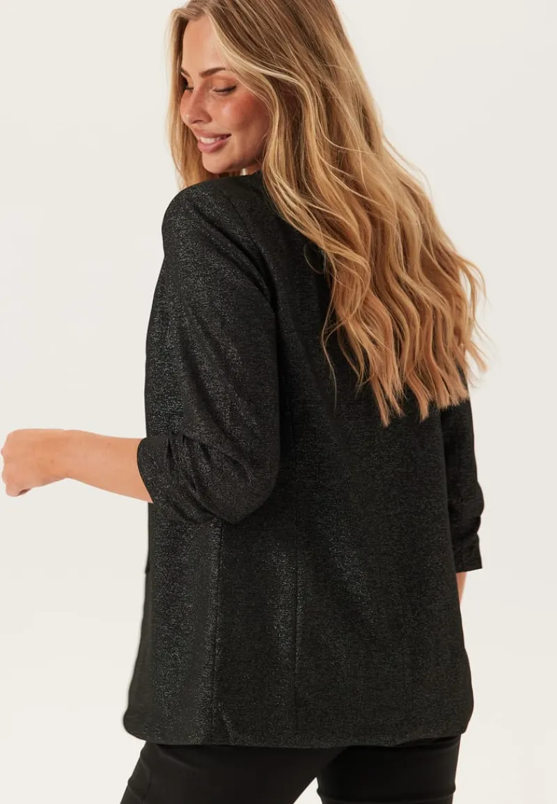 Pieces Pcbosella 3/4 GLITTER BLAZER G