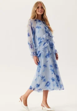 Pieces Pcclara Ls Long V-neck Dress