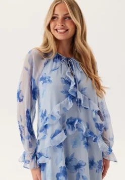 Pieces Pcclara Ls Long V-neck Dress