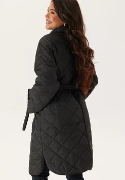 Pieces Pcemily Long Quilted Jacket
