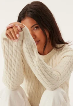 Pieces Pcfia Ls Cable Knit