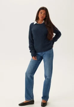 Pieces Pcfia Ls Cable Knit