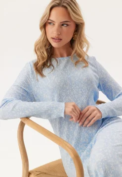 Pieces Pcflora Ls Midi Dress