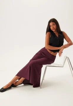 Pieces Pcfranan HW Midi Skirt