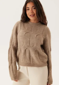 Pieces Pcjenna Ls O-neck Cable Knit