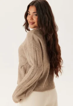 Pieces Pcjenna Ls O-neck Cable Knit