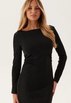 Pieces Pcjina Ls Boatneck Midi Dress