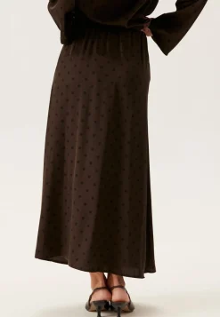 Pieces Pcjytta Hw Ankle Satin Skirt