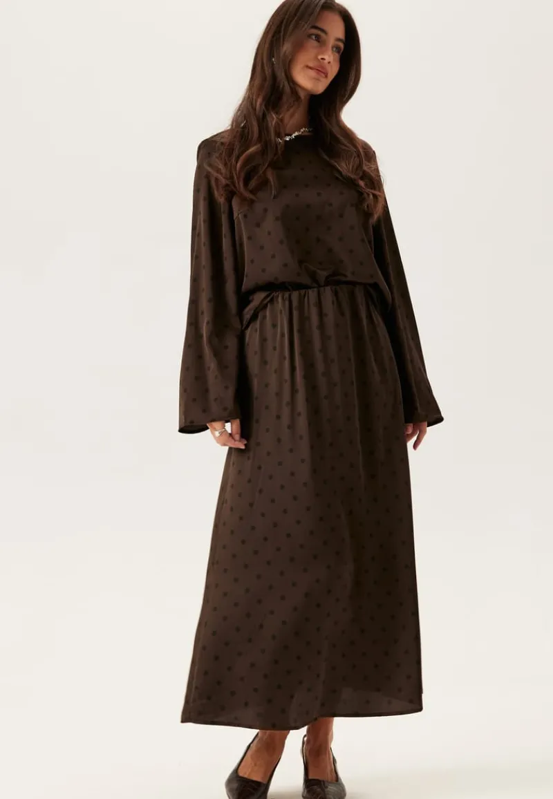 Pieces Pcjytta Hw Ankle Satin Skirt