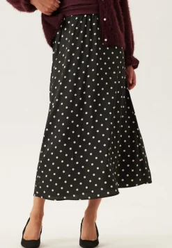 Pieces Pcjytta Hw Ankle Satin Skirt