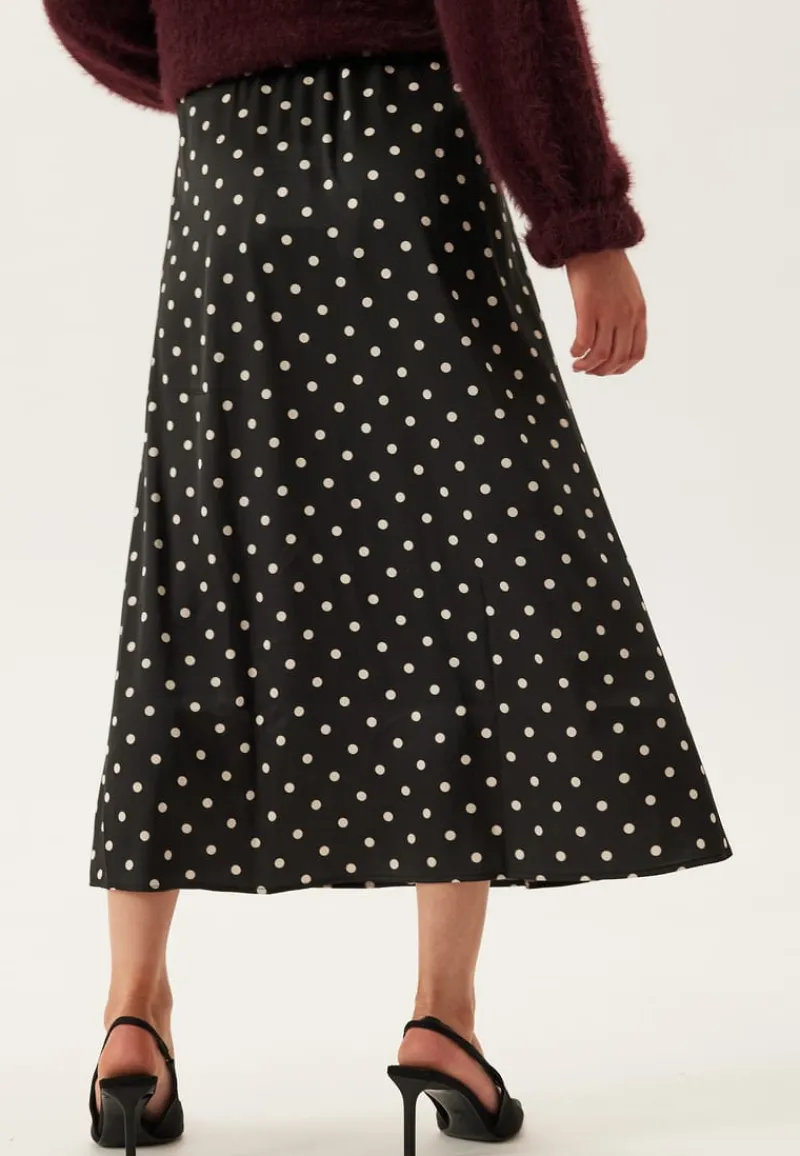 Pieces Pcjytta Hw Ankle Satin Skirt