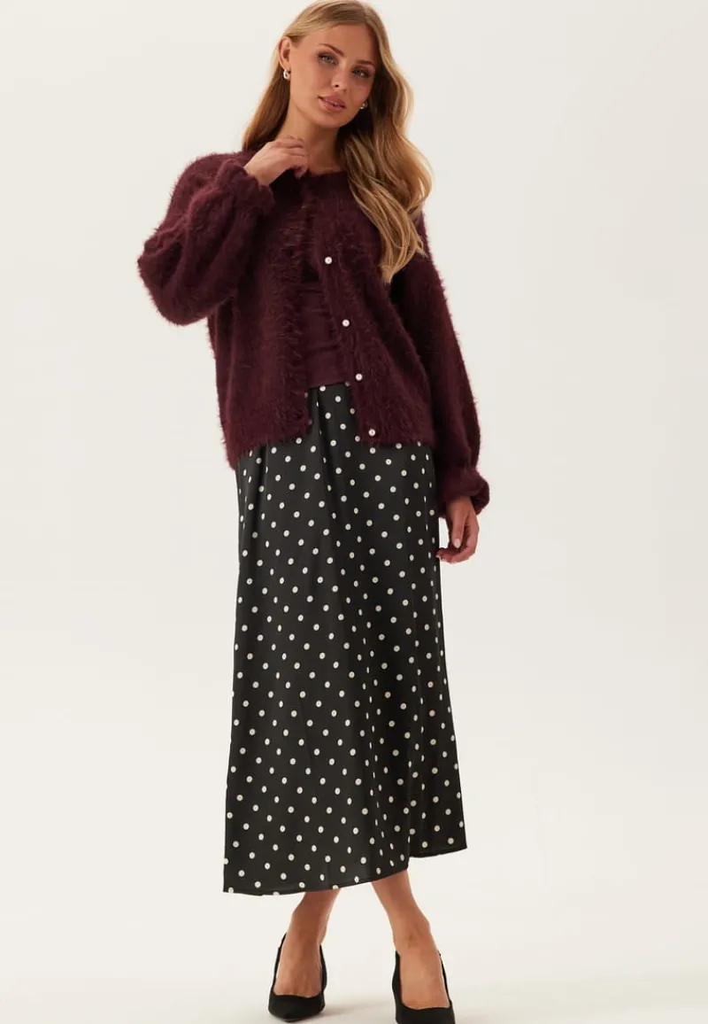 Pieces Pcjytta Hw Ankle Satin Skirt