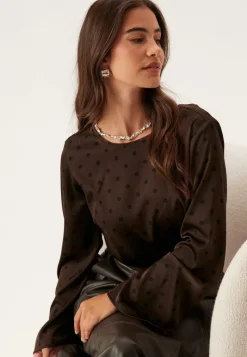 Pieces Pcjytta Ls Satin Top