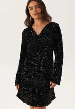 Pieces Pckam Ls V-neck New Dress Jrs