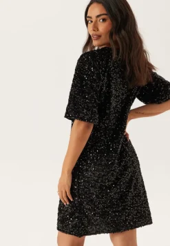 Pieces Pckam Ss Puff Sleeves Dress