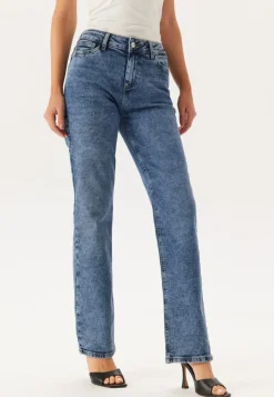 Pieces Pckelly Mw Straight Jeans
