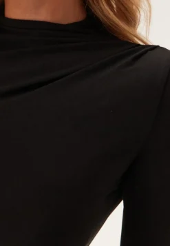 Pieces Pcmadison Ls Draped Top Jrs