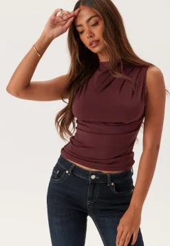 Pieces Pcmadison Sl Draped Top