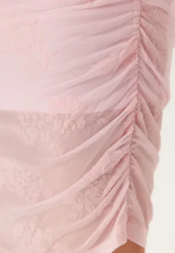 Pieces Pcmerry Sl Ruching Short Dress