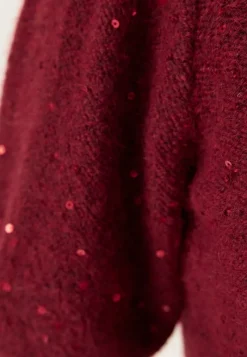 Pieces Pcmesva Ss Sequin Tie Back Knit