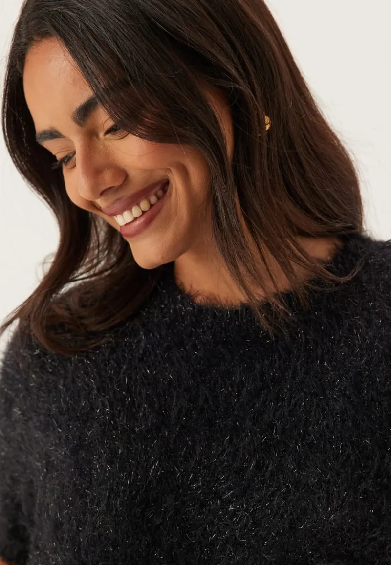 Pieces Pcmie Ss O-neck Knit