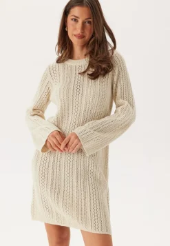 Pieces Pcnuka Ls O-neck Knit Dress