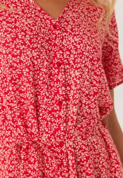 Pieces Pcnya Ss V-neck Midi Dress