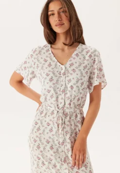 Pieces Pcnya Ss V-neck Midi Dress