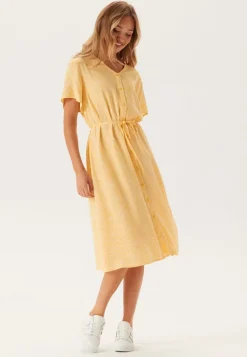 Pieces Pcnya Ss V-neck Midi Dress