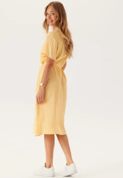 Pieces Pcnya Ss V-neck Midi Dress