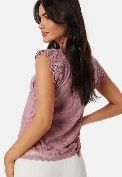 Pieces Pcolline SL Lace Top