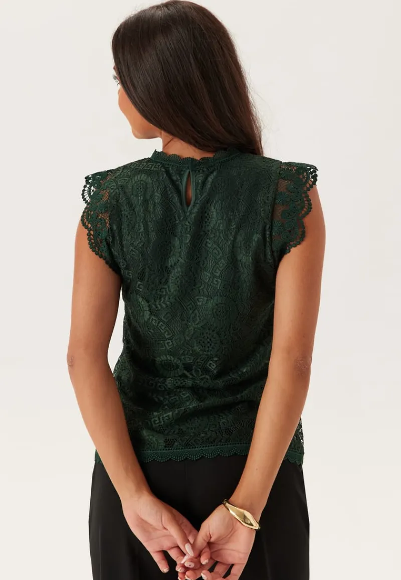 Pieces Pcolline SL Lace Top