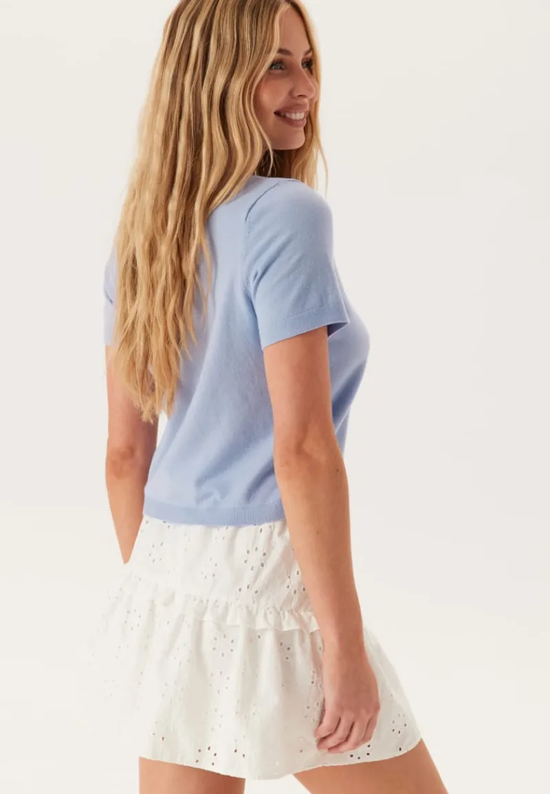 Pieces Pcorina Ss O-neck Knit Cardiga