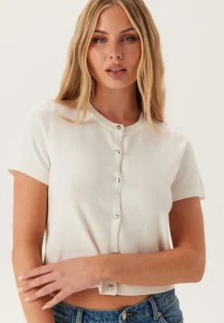 Pieces Pcorina Ss O-neck Knit Cardiga