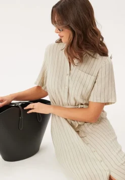 Pieces Pcpia 2/4 MIDI SHIRT DRESS