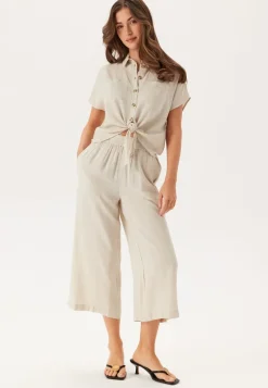 Pieces Pcpia Ss Tie Shirt Wvn Noos