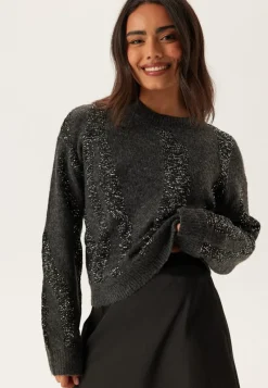 Pieces Pcrada Ls O-neck Sequin Knit