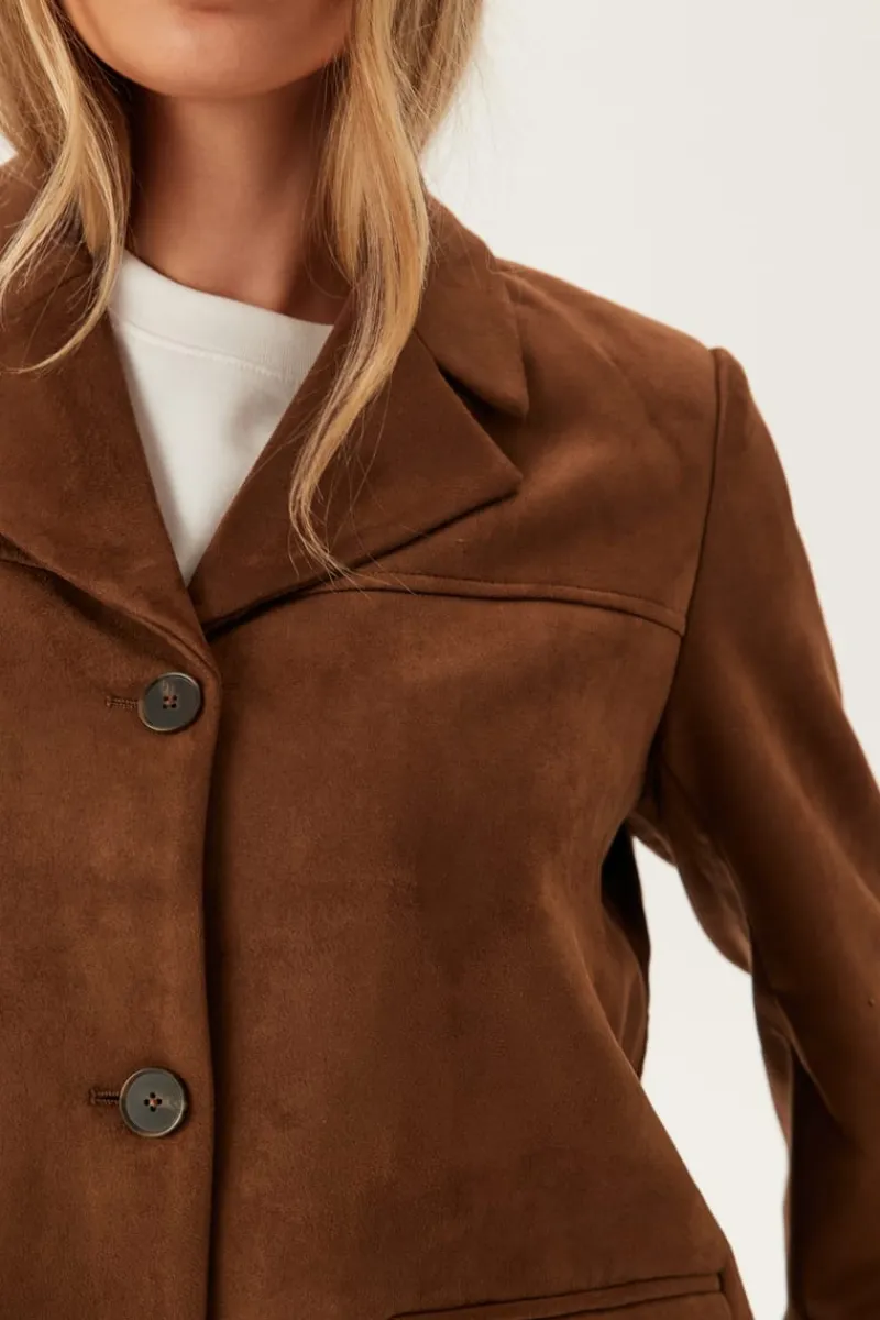 Pieces Pcrakel Brushed Outerwear Blazer