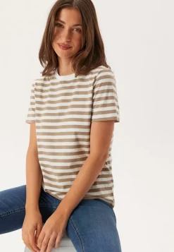 Pieces Pcria Ss Tee Stripes Noos