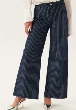 Pieces Pcrose Mw Wide Denim Jeans