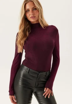 Pieces Pcsandra Ls Mockneck Top