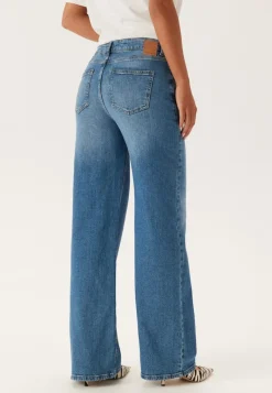 Pieces Pcsilke Mw Wide Jeans