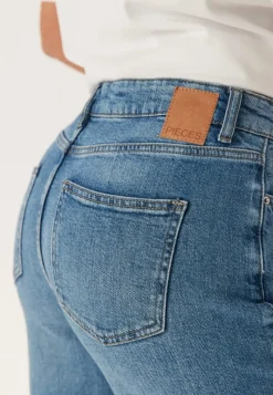 Pieces Pcsilke Mw Wide Jeans