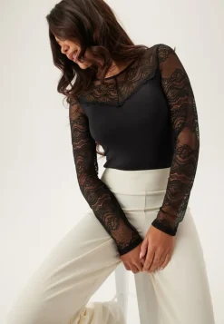 Pieces Pcsinna Ls Bodystocking