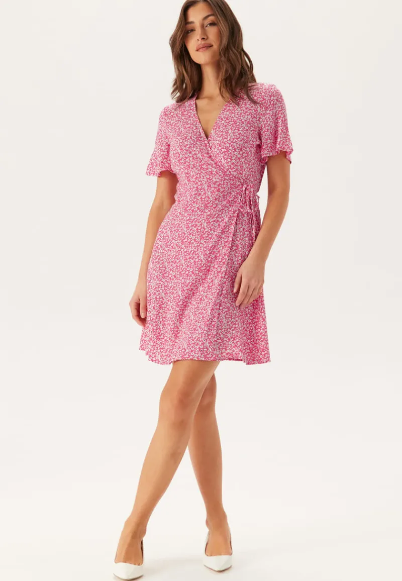 Pieces Pctala New Ss Wrap Dress