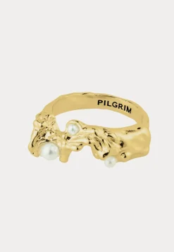 Pilgrim Raelynn Recycled Ring Gold-pla