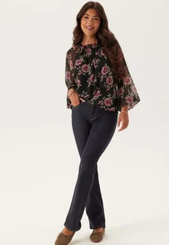 BUBBLEROOM Raglan Chiffong Blouse