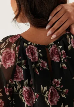 BUBBLEROOM Raglan Chiffong Blouse