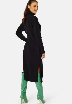VILA Rill Roll Neck L/S Midi Dress