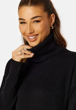 VILA Rill Roll Neck L/S Midi Dress